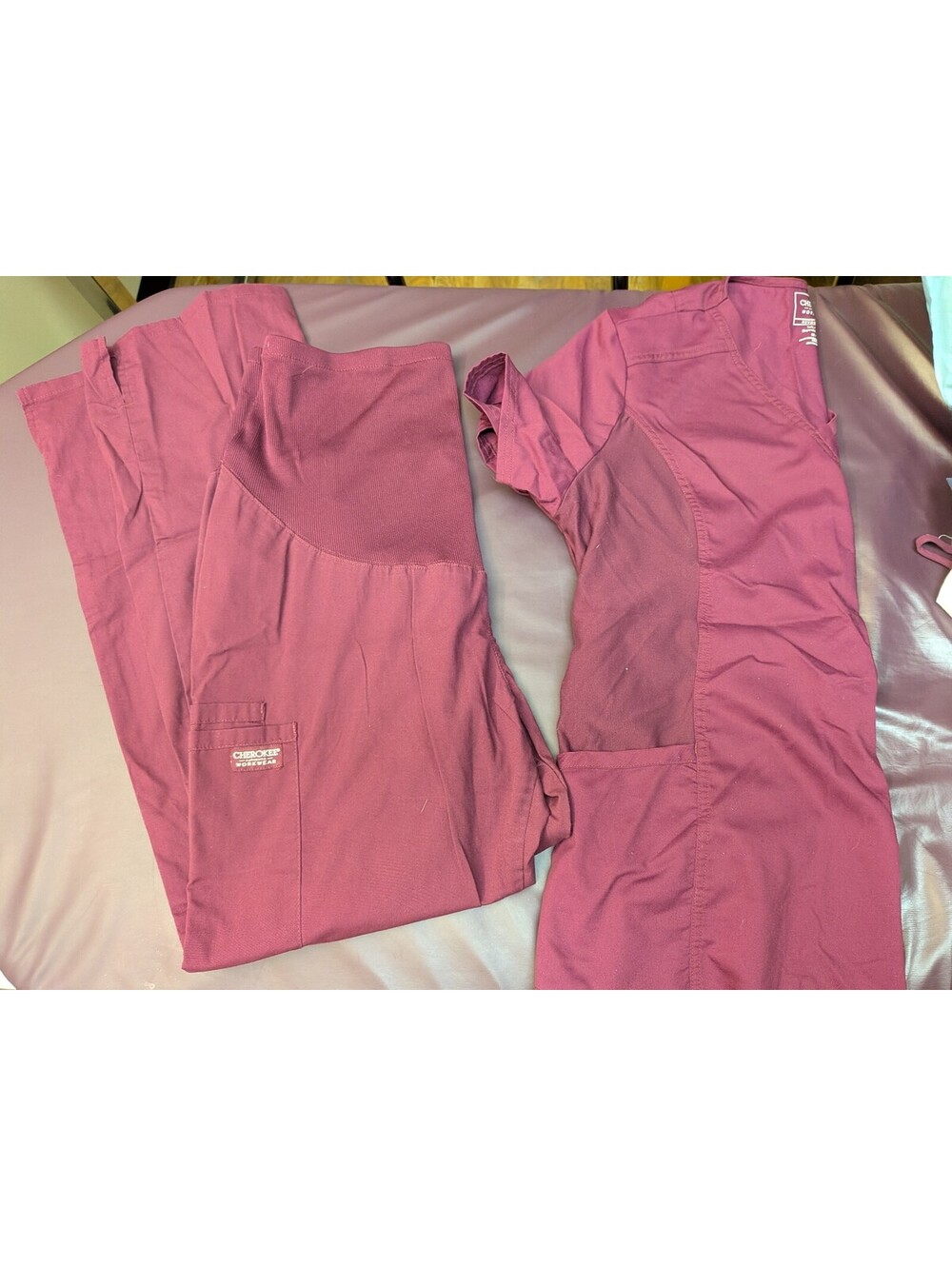 Cherokee "Wine" Maternity SET